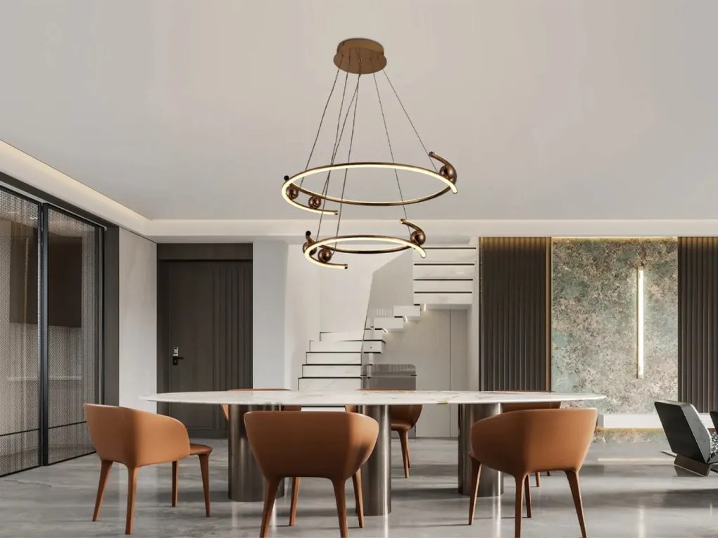 NEDES J4346-GCH Modern Led Függesztett Lámpa IP20