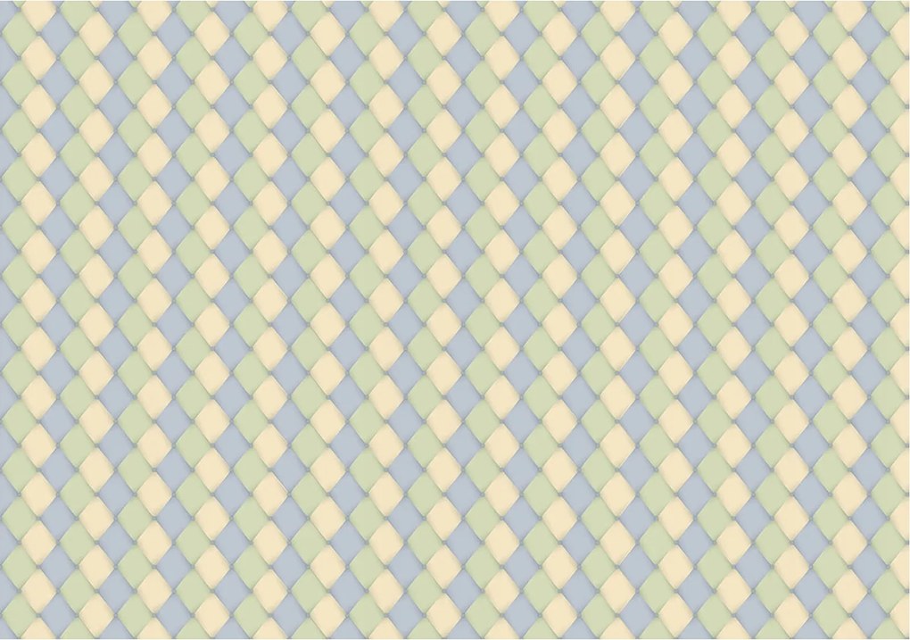 Flizelin fotótapéta Pasztell rombuszok puha geometria 254x184 +ragasztó