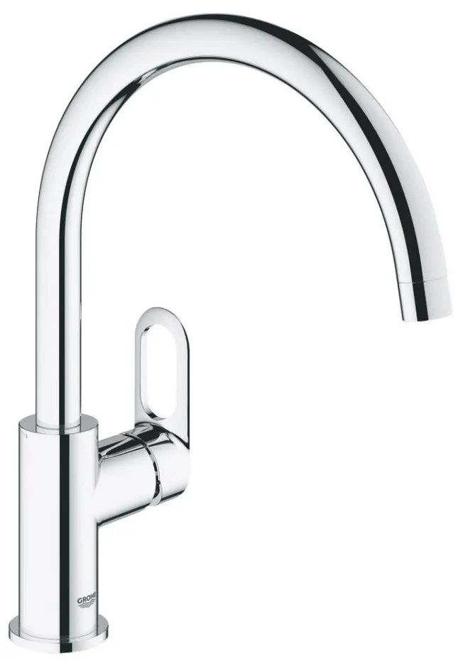GROHE 31368000 - BAULOOP konyhai mosogató csaptelep, 332 mm, fényes króm
