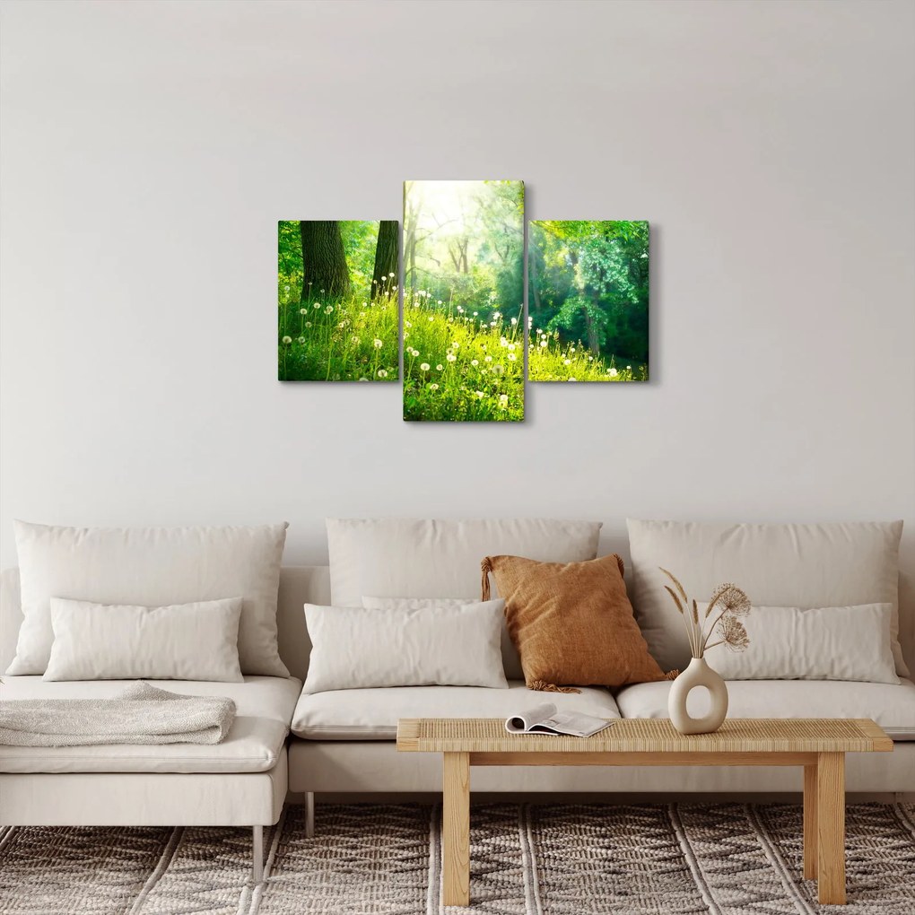 Kép - Varázslatos rét tele pitypanggal (90x60 cm)