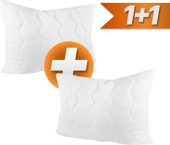 EMI Ekonomik antiallergén steppelt párna 70 x 90 cm 1+1 INGYEN