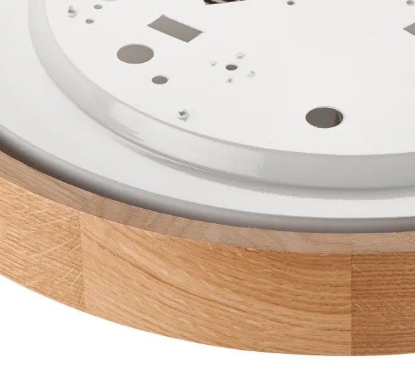 Brilagi - LED mennyezeti lámpa CARVALHO 2xE27/15W/230V tölgy, átm. 37,5 cm