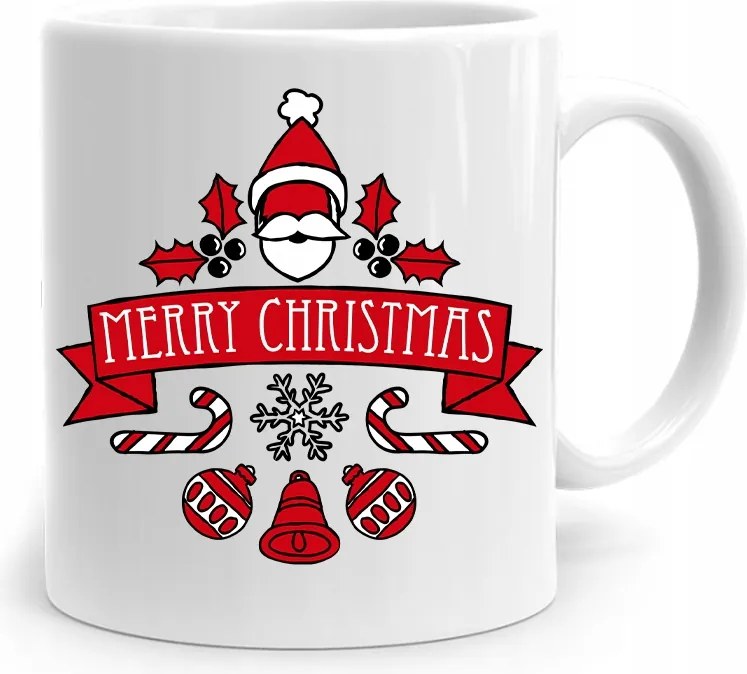 Karácsonyi Bögre Mikulás Ajándék Nyomtatott Fotóval