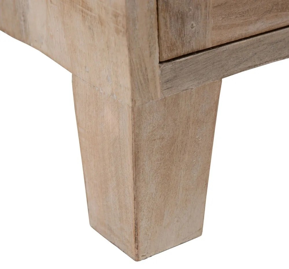 Natúr színű mangófa tálalószekrény 160x71 cm – Ixia