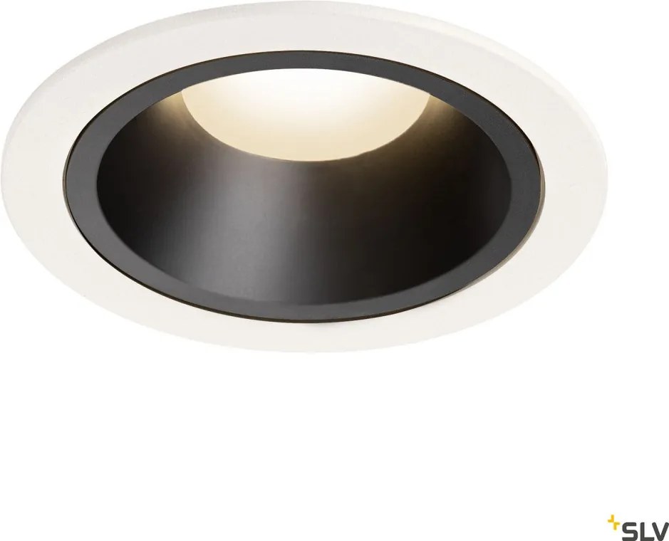 SLV 1003949 NUMINOS DL L Fürdőszobai Beépíthető Lámpa Fehér, Fekete LED IP44