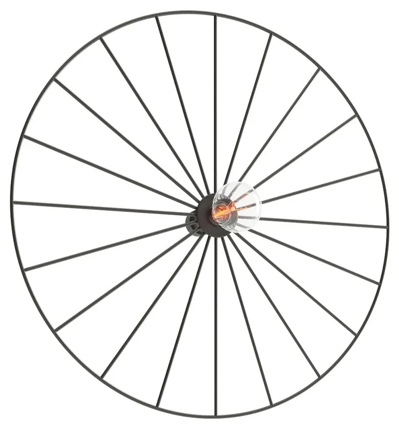 Fekete mennyezeti lámpa ø 45 cm Soho – Sollux