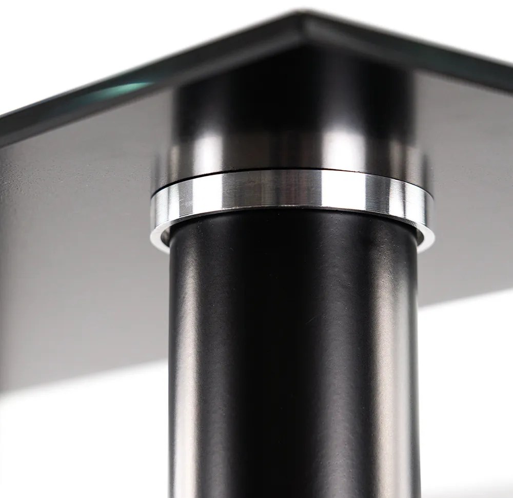 Denton 6+1 étkező garnitúra szürke-fekete