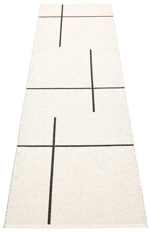 Fekete kültéri-beltéri futószőnyeg 70x270 cm Fred Black – Pappelina