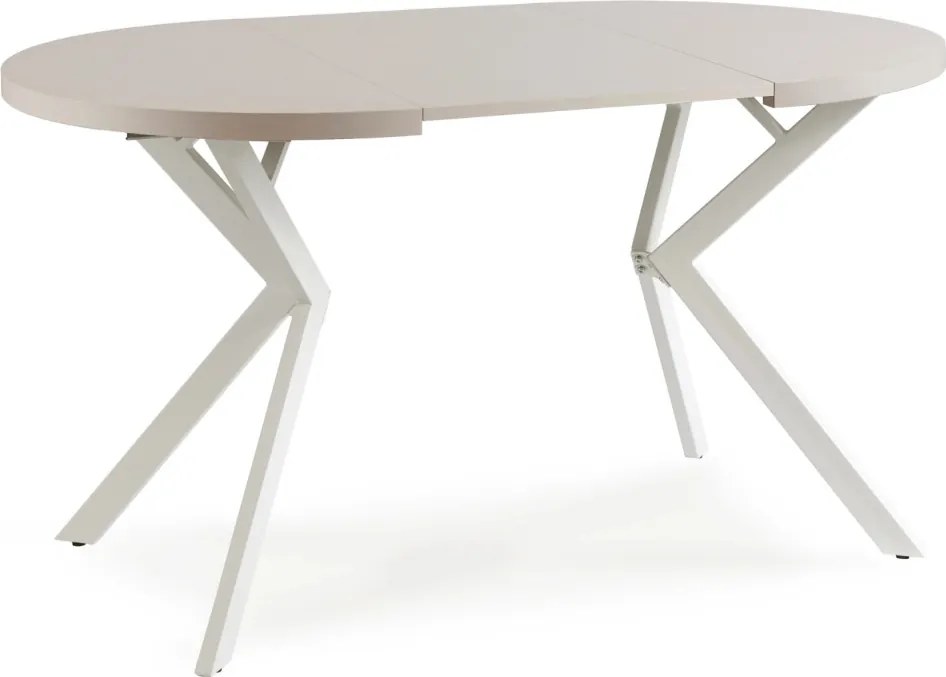 Stół LUGO Rozkładany 90-190 cm Kaszmir/Biały