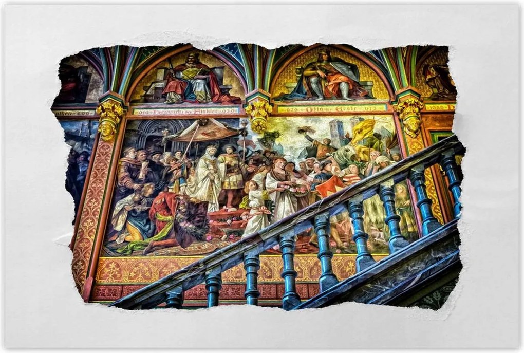 Poszterek 120x80 Gyönyörű falfestmény