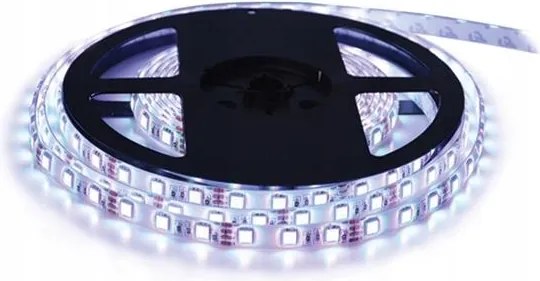 Led szalag 12V 3528 120LED/m IP20 max. 9.6W/m hideg fehér (5m-es tekercs) Geti