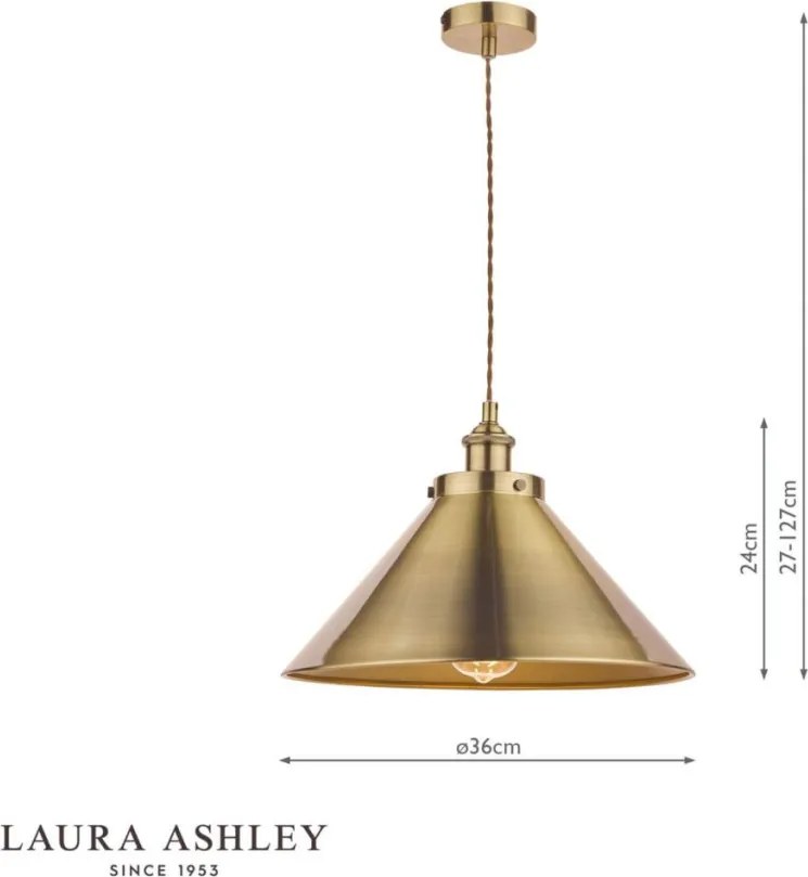 Laura Ashley Rufus 3756151-Q Függőlámpa 1x60W/E27 IP20