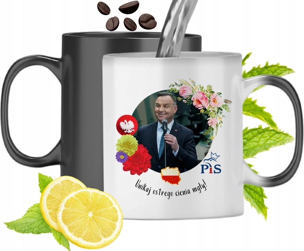 Duda András Színváltó Mágikus Bögre fényképes nyomtatással