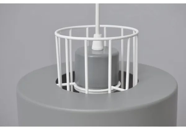 Csillár zsinóron VOLTA 3xE27/15W/230V á. 42 cm szürke