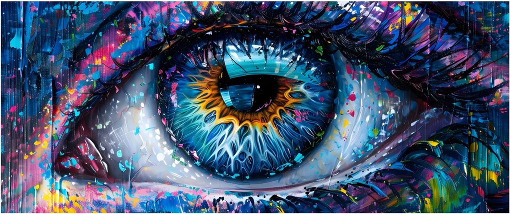 Kép - Szemfestés (120x50 cm)