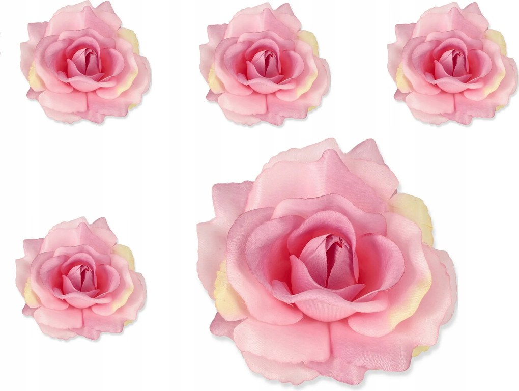 5x Sonia Rózsa Virág fej kompozíció Rózsa csomók Mesterséges mesterséges