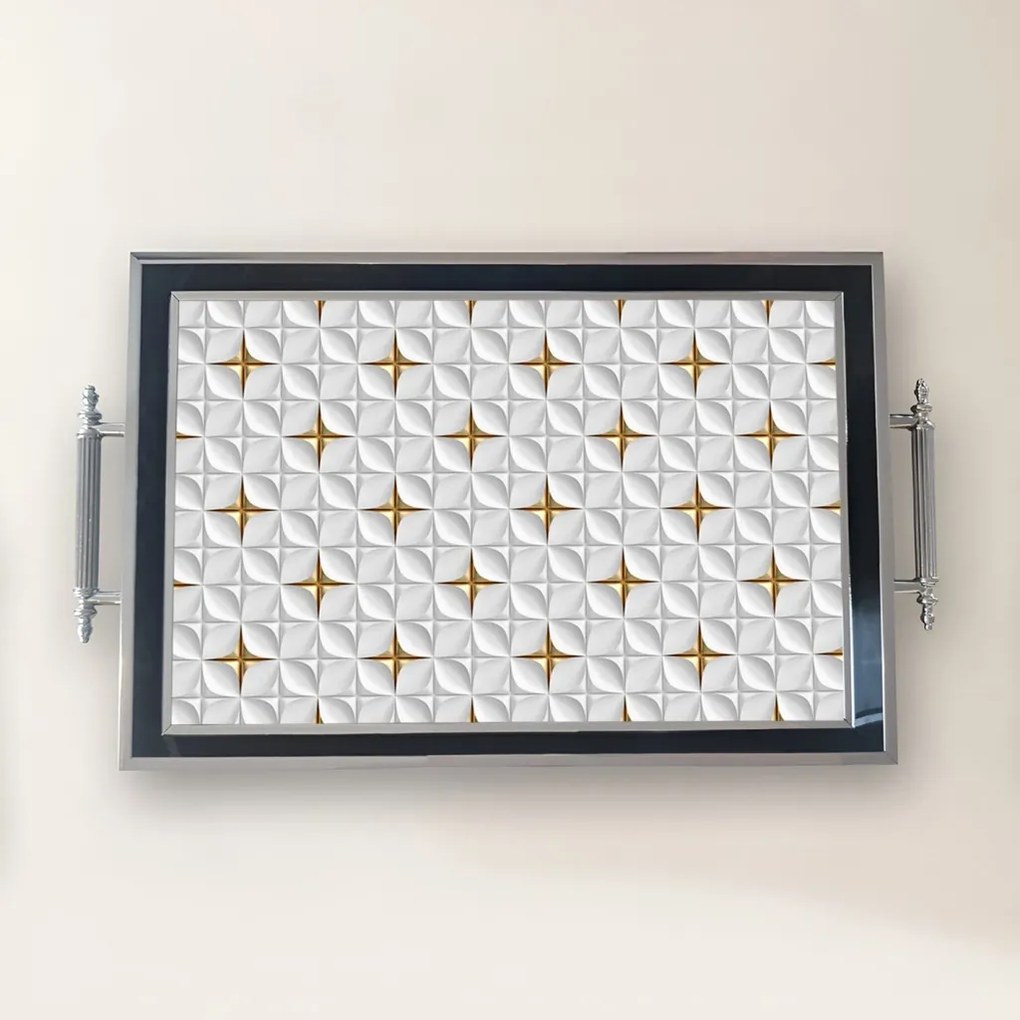 Üveg tálca, 38×24 cm – TPG9805