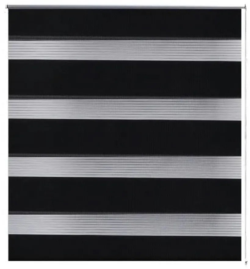 vidaXL Zebra roló 50 x 100 cm Fekete