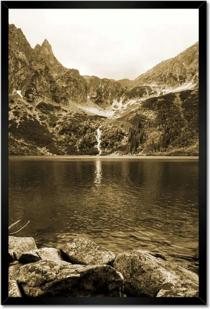 Poszterek keretben 40x60 Tátra Lengyel hegyek Kilátás