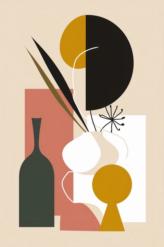 Poszter 20x30cm Absztrakt Natura Morte