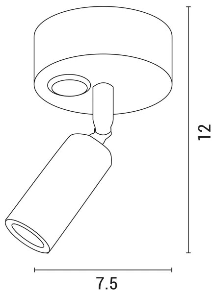 LED Fali spotlámpa ARISTON LED/3W/230V 3000K fehér