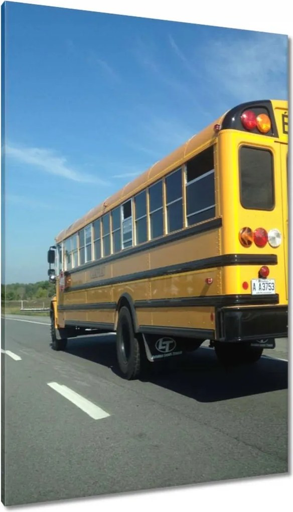 Vászonkép 80x120 Sárga Schoolbus