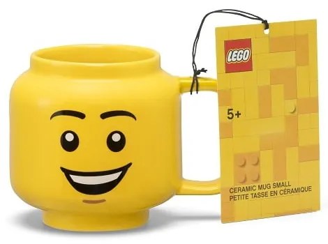 Sárga kerámia gyerek bögre 255 ml Head – LEGO®