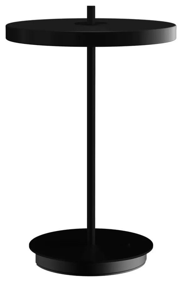 Fekete fém LED asztali lámpa fém búrával (magasság 31 cm) Asteria Move – UMAGE