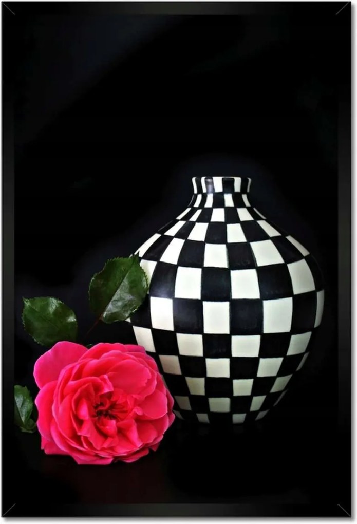 Poszterek keretben 40x60 Kockás váza