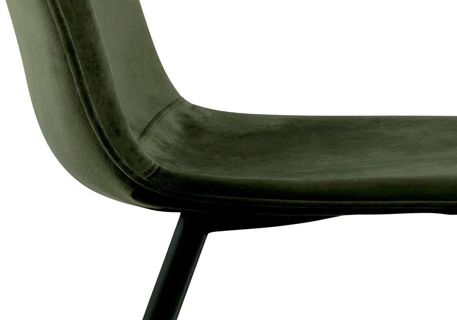 Design étkezőszék Damek olajzöld