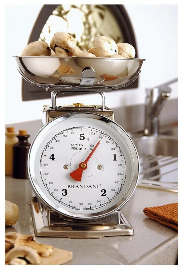 Rozsdamentes konyhai mérleg, max. 5 kg - Brandani
