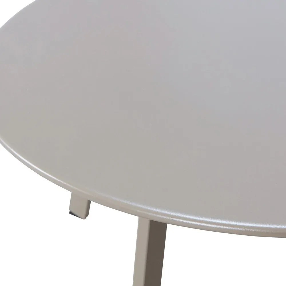 Fém kerek kerti dohányzóasztal ø 70 cm Fer – WOOOD