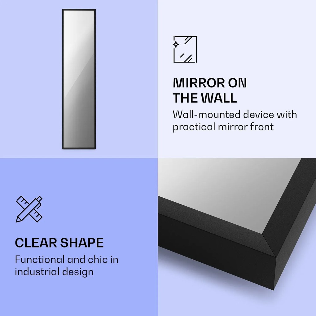 Klarstein La Palma 900 smart, infravörös hősugárzó, 40 x 160 cm, 900 W, tükörállvány