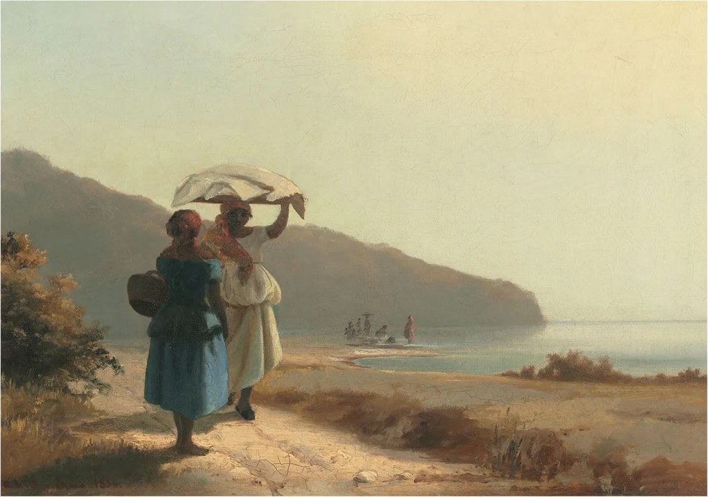 Fotótapéta Flizelin Fal a Hálószobába Tengerparti séta 208x146 Ragasztó