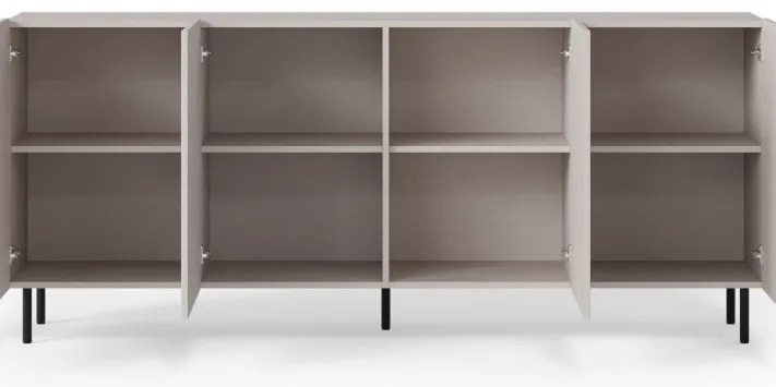 Paxos KM-2 komód kasmír/fekete