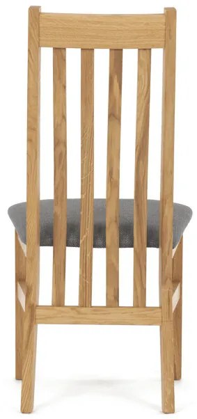 Natúr Tömörfa Étkezőszék, Szürke Üléssel. C-2100 GREY2