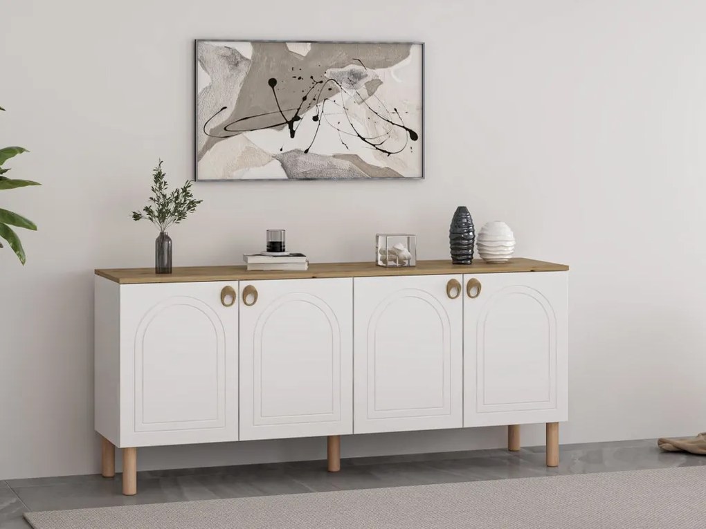 Lotus komód, fehér, 180 cm – TR506MNR1319