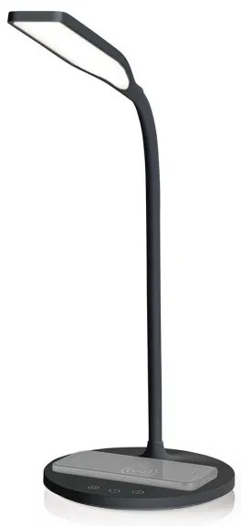 Nedis LTLGQ4M2BK - Dimmelhető lámpa vezeték nélküli töltéssel Qi LED/5,5W/230V 2700-6500K