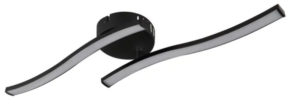 Globo 67178SC - LED Mennyezeti lámpa ELOISE 2xLED/6W/230V fekete