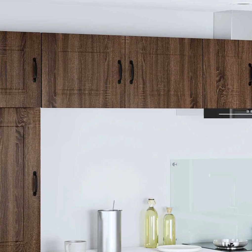 Fali konyhaszekrény ajtóval Barna Tölgy 50 x 31 x 40 cm Faanyag