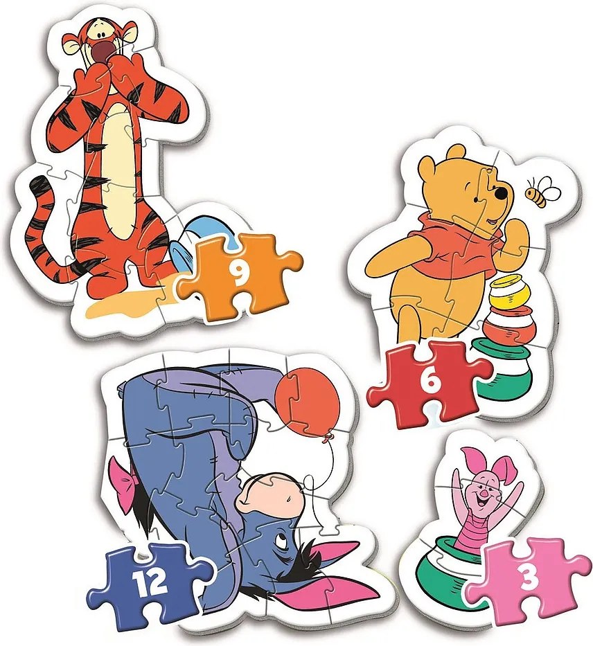 Disney Micimackó My First baba forma puzzle Clementoni