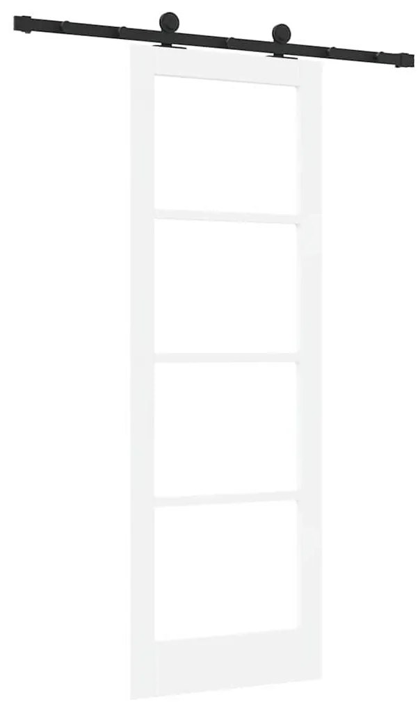 Csúszó Ajtó ORKDAL Fehér 73.5 x 211 cm Fa és fém