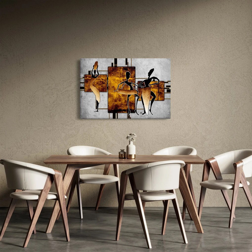 Kép - Az afrikai kultúra motívumai (90x60 cm)
