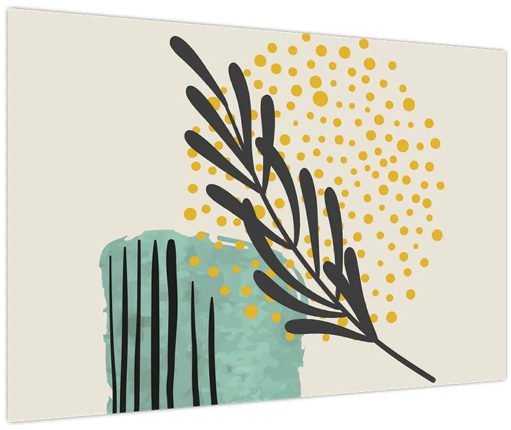 Kép - Absztrakt lapok N⁰3 (90x60 cm)