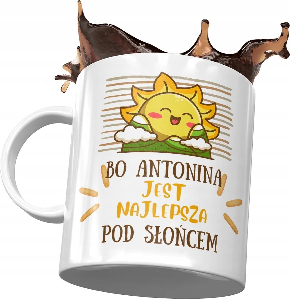 Bögre Antonina Feleség Barátnő Ajándék Nyomtatott Fotóval