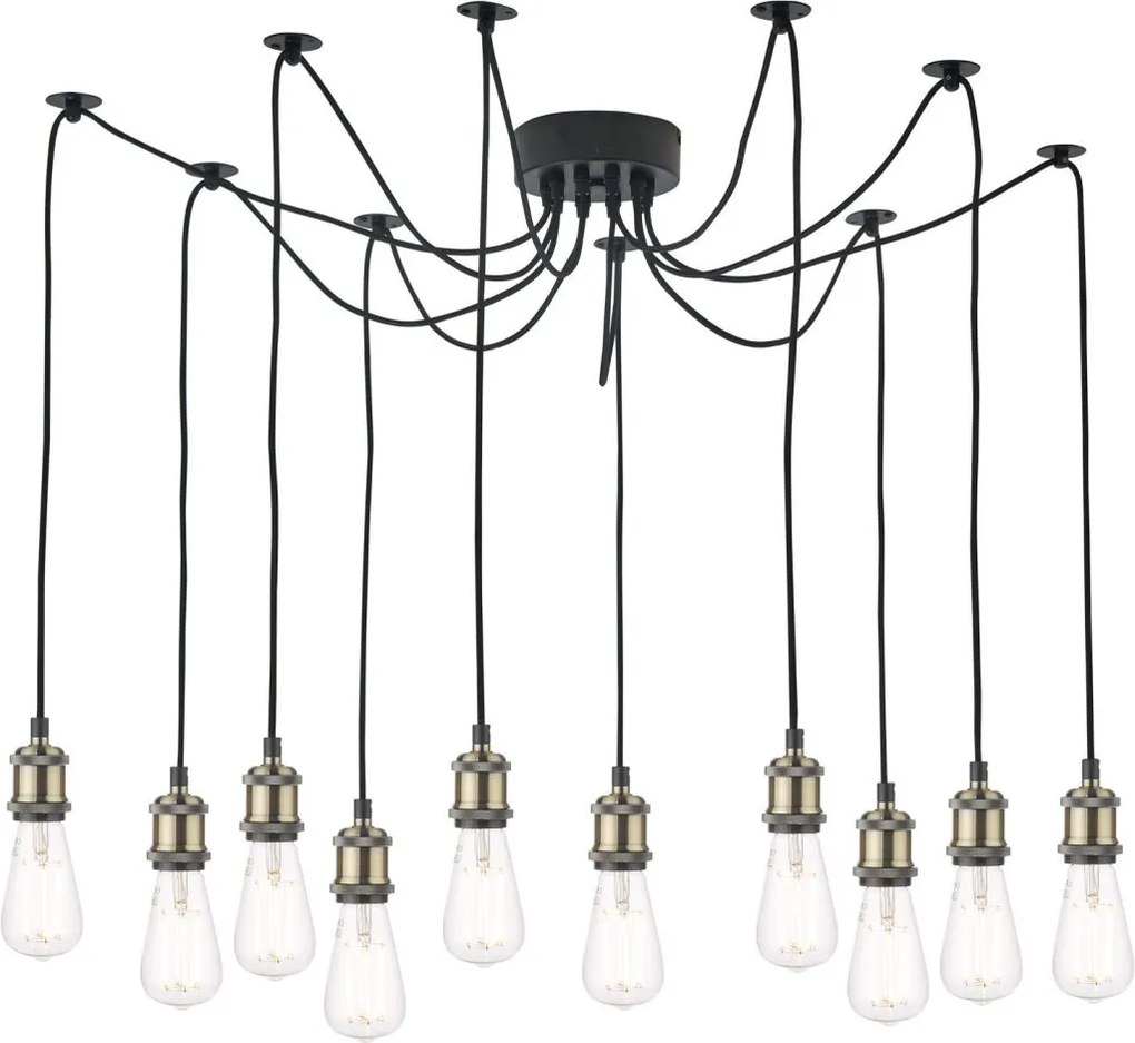 Dar Lighting WACO WAC2375 Függőlámpa 10x60W/E27