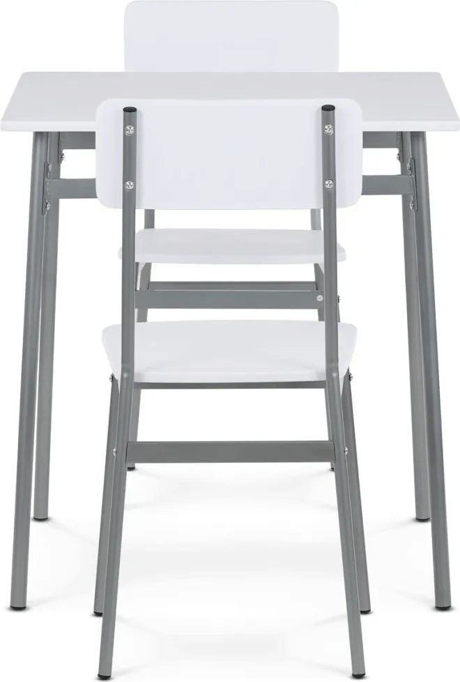 2 személyes étkezőgarnitúra 70x70x76 cm – MDF asztal és 2 szék WT