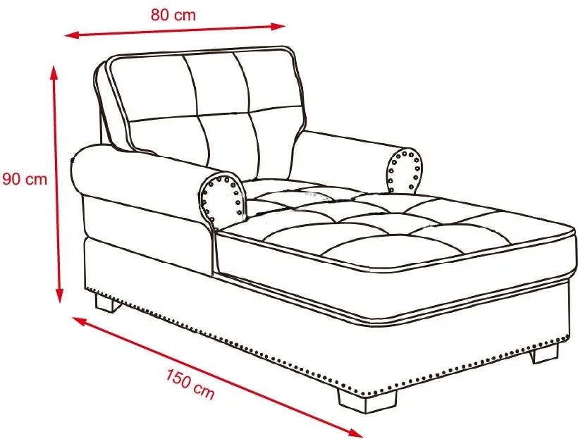 Catini VELVET Heverő / Kanapé - szürke