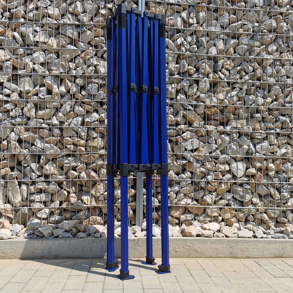 Eladó pavilon 2x3m | Gyorsan felállítható BRIMO sátor - 3 oldalfal nélkül - Fekete