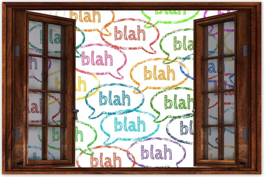 Poszterek 90x60 Blah Blah Blah